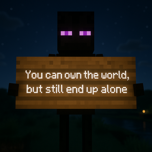 "Alone" Sign